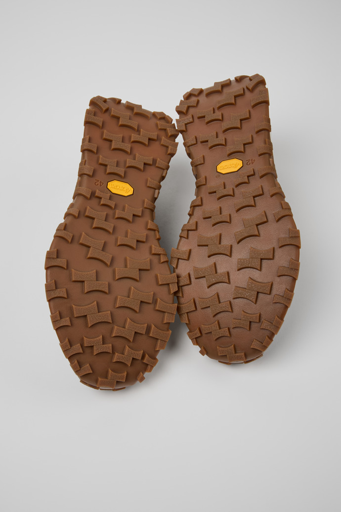 Camper Drift Trail - Mehrfarbiger Herrensneaker aus Textil und Nubukleder.