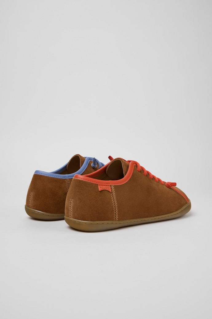 Camper Twins - Mehrfarbiger Herrenschuh aus Leder und Veloursleder.