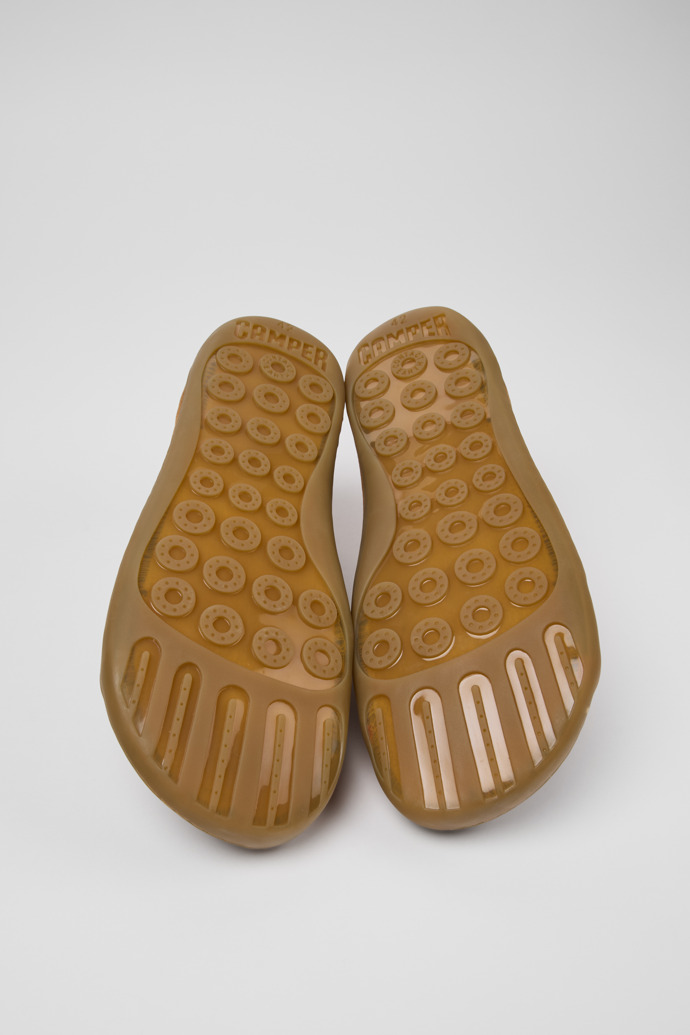 Camper Twins - Mehrfarbiger Herrenschuh aus Leder und Veloursleder.