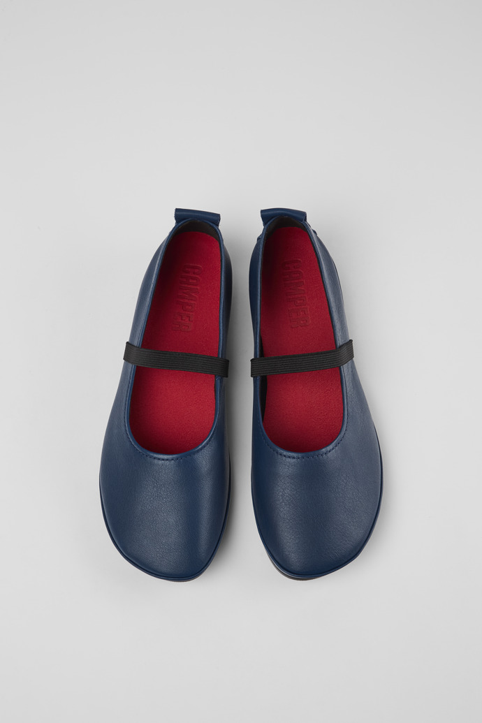 Camper Right Nina - Blauer Frauenschuh aus Leder.