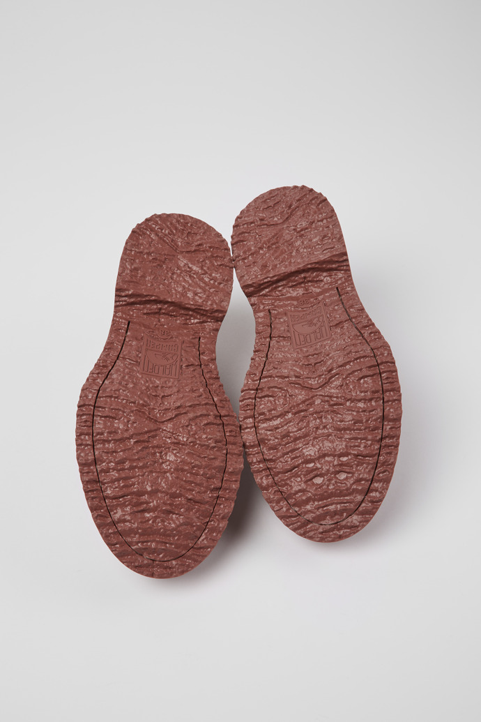 Camper Walden - Rote Lederloafer für Damen