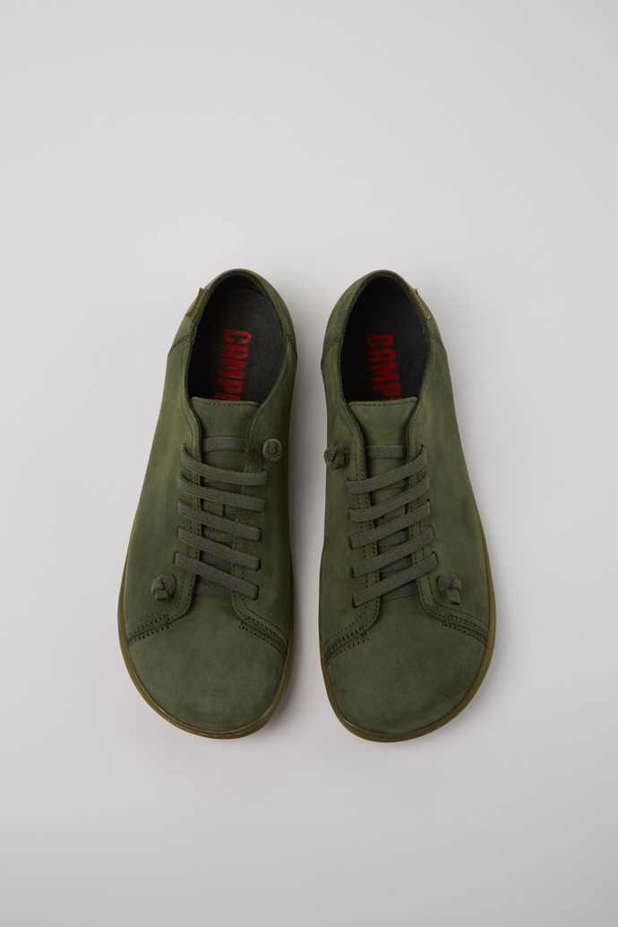 Camper Peu - Grüner Herrenschuh aus Nubukleder.