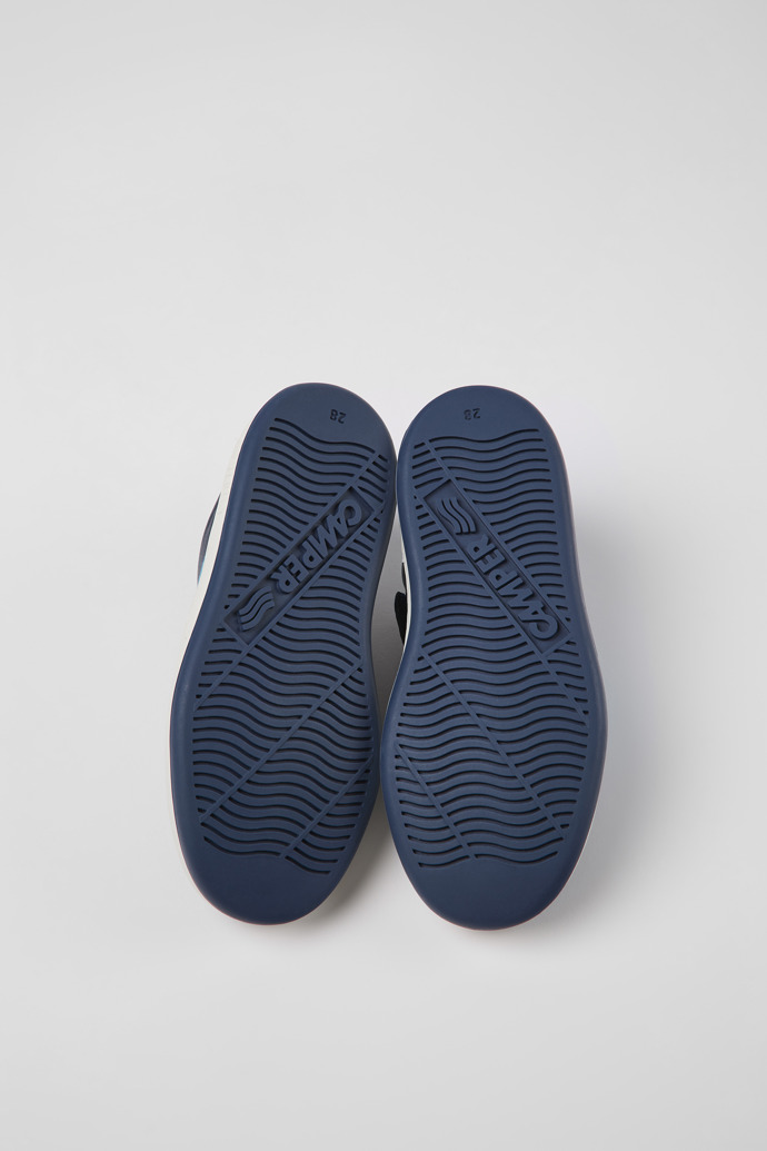 Camper Runner - Dunkelblauer Kindersneaker aus Leder