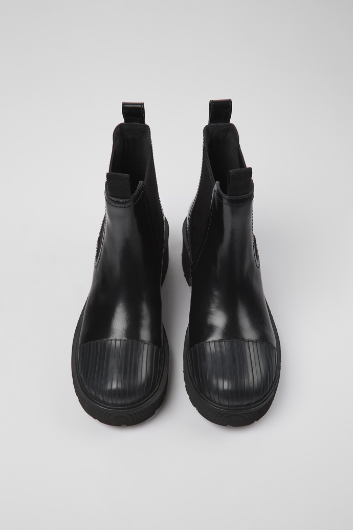 Camper Milah - Schwarzer Chelseastiefel für Damen aus Leder