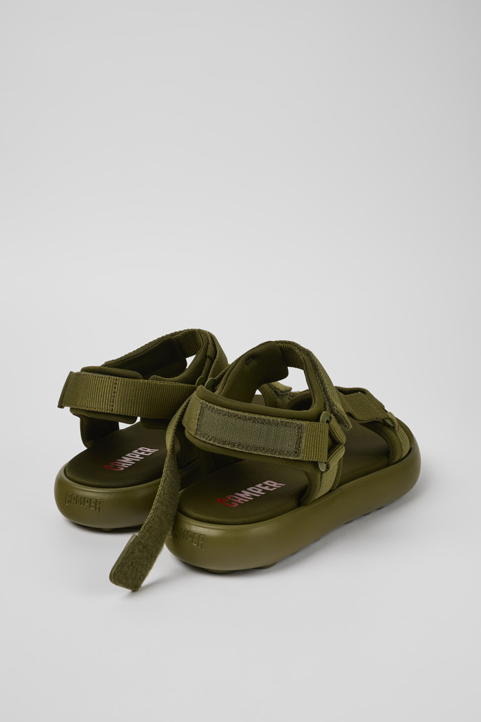 Camper Pelotas Flota - Grüne Herrensandalen aus Textil