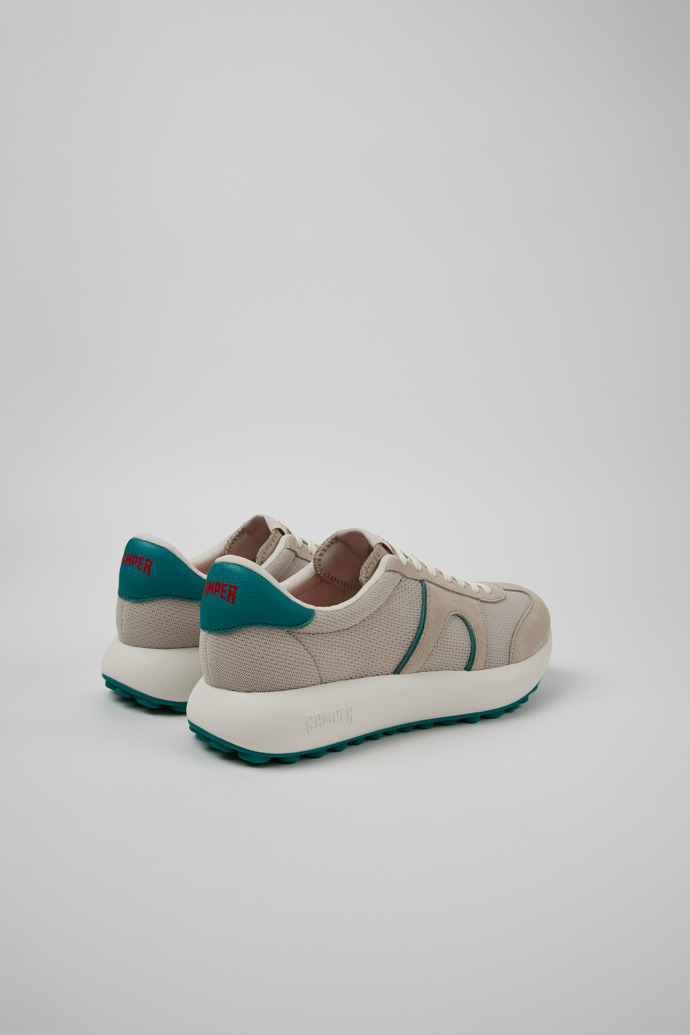Camper Pelotas Athens - Mehrfarbiger Herrensneaker aus Recycling-PET und Nubukleder.