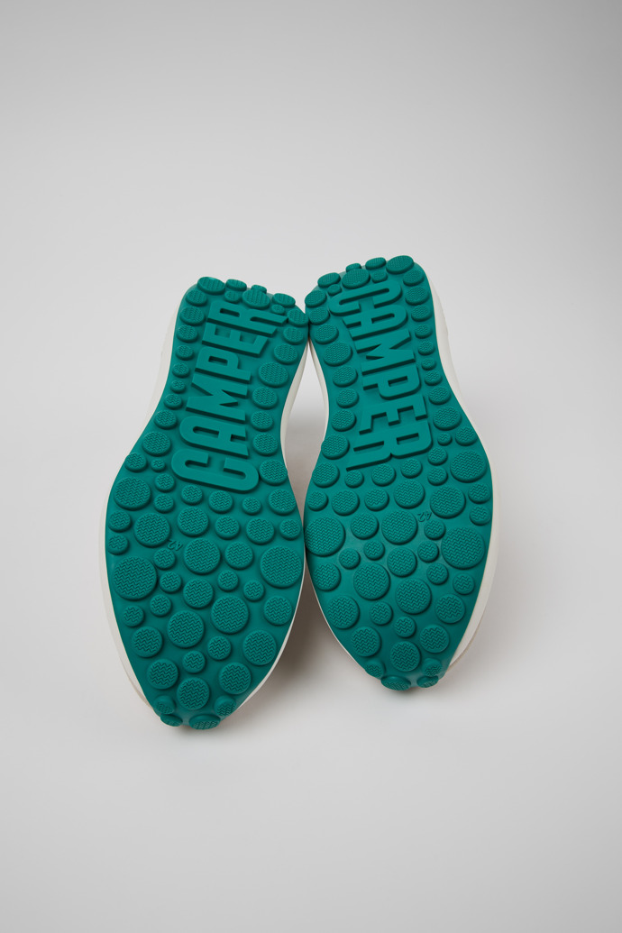 Camper Pelotas Athens - Mehrfarbiger Herrensneaker aus Recycling-PET und Nubukleder.