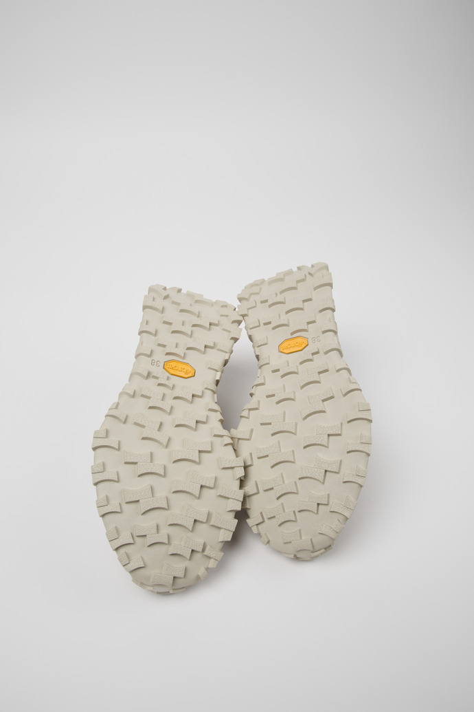 Camper Drift Trail VIBRAM - Brauner Damensneaker aus Leder und Nubukleder