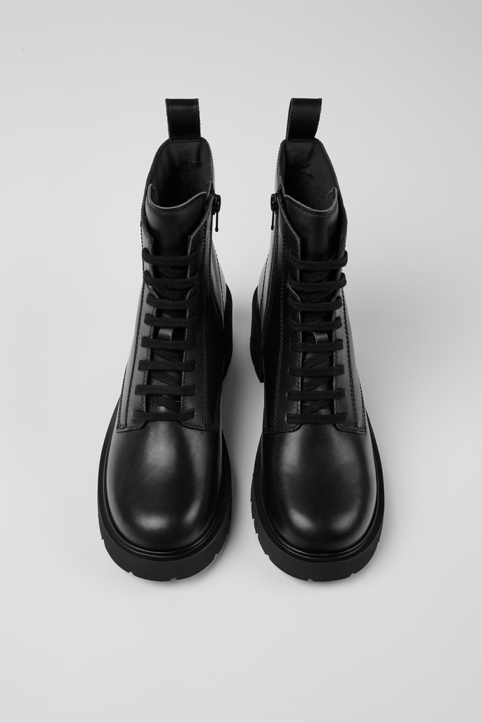 Camper Milah - Schwarze Stiefeletten aus Leder für Damen.