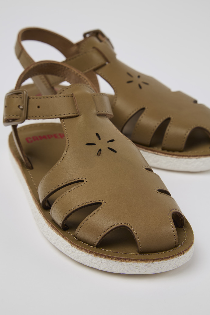 Camper Miko - Braune Ledersandalen