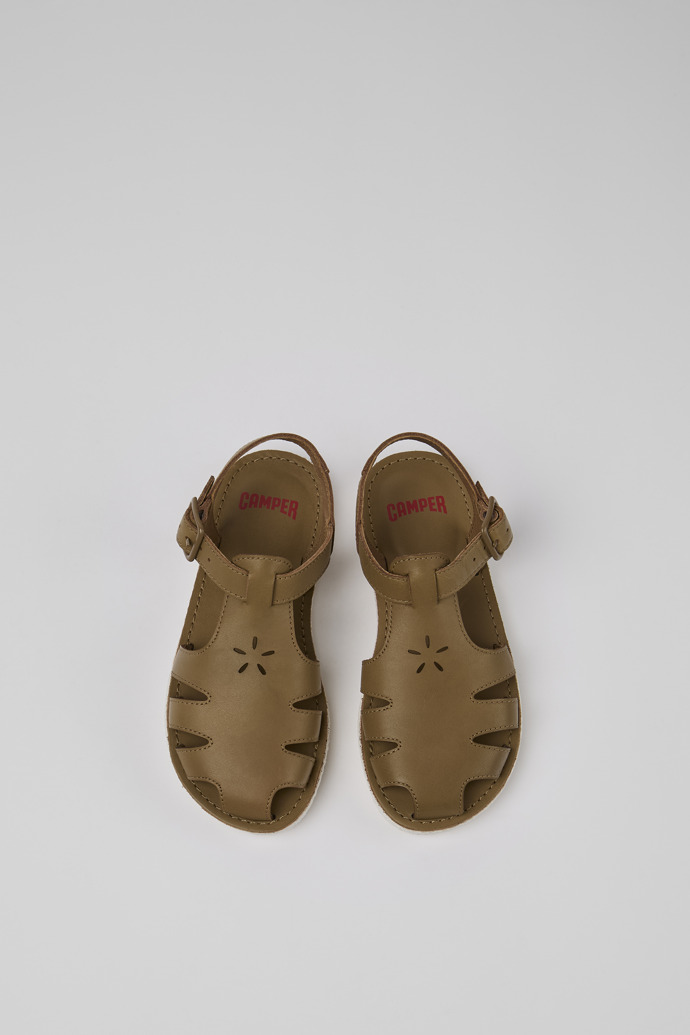 Camper Miko - Braune Ledersandalen