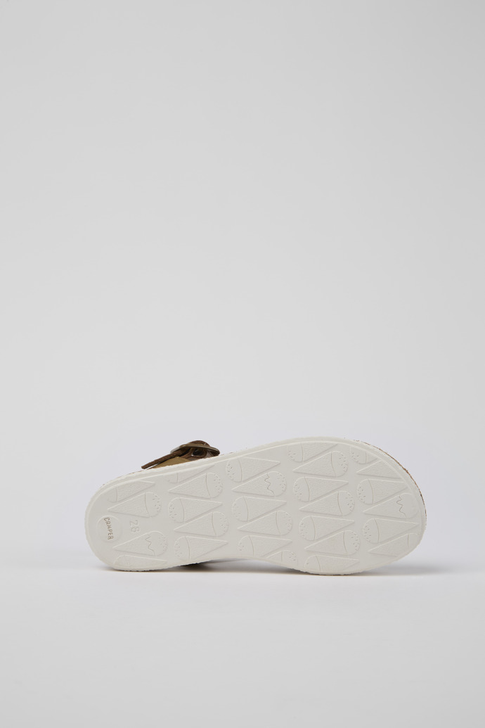 Camper Miko - Braune Ledersandalen