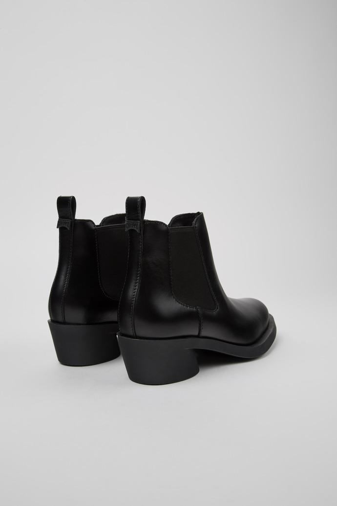 Camper Bonnie - Schwarze Damenstiefelette aus Leder