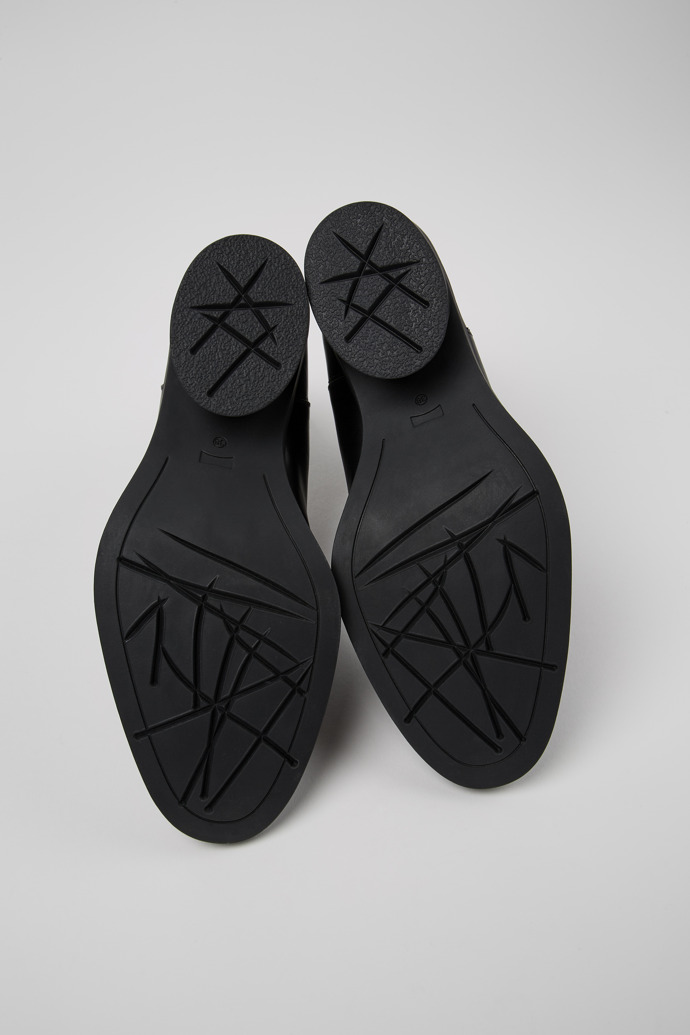 Camper Bonnie - Schwarze Damenstiefelette aus Leder
