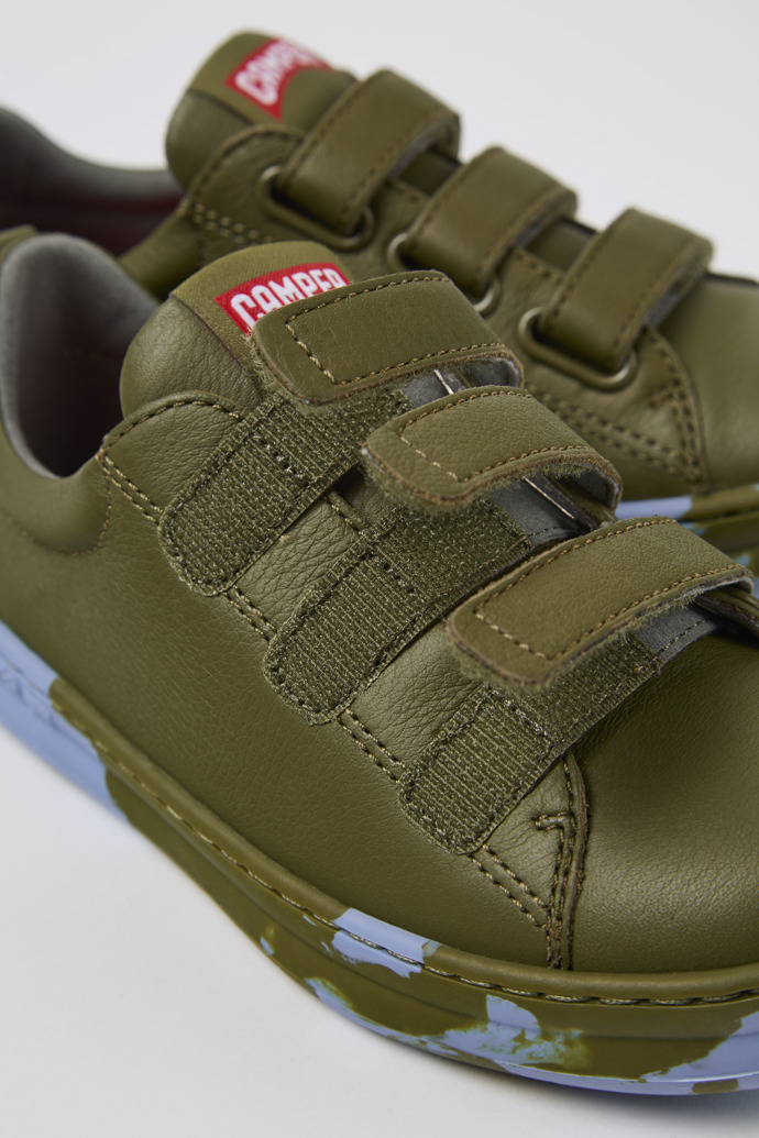 Camper Runner - Grüner Ledersneaker