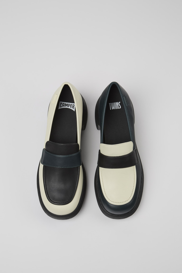 Camper Twins - Mehrfarbiger Damenloafer aus Leder