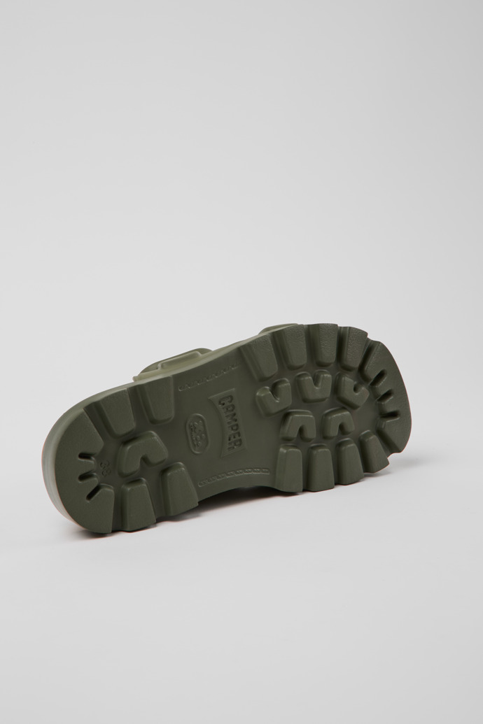 Camper Brutus Sandal - Grüne EVA-Sandalen für Damen.
