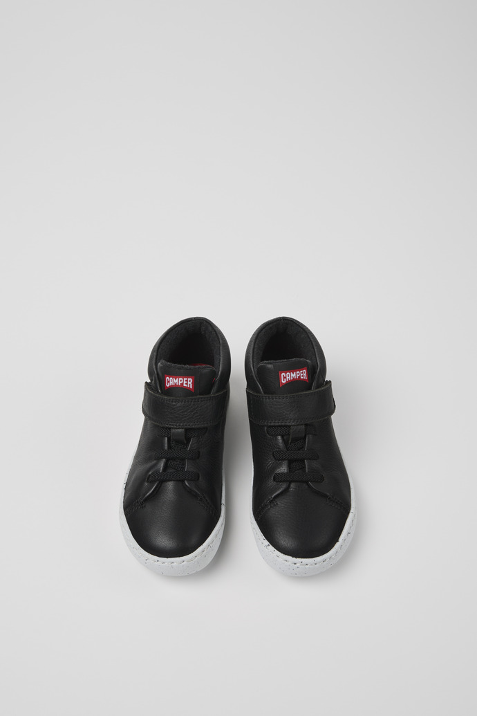 Camper Peu Touring - Schwarze Kinderstiefelette aus Leder