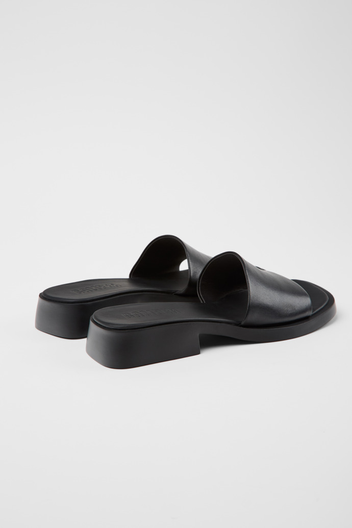Camper Dana - Schwarze Ledersandalen für Damen.