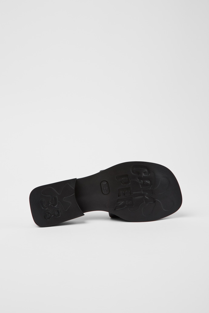 Camper Dana - Schwarze Ledersandalen für Damen.