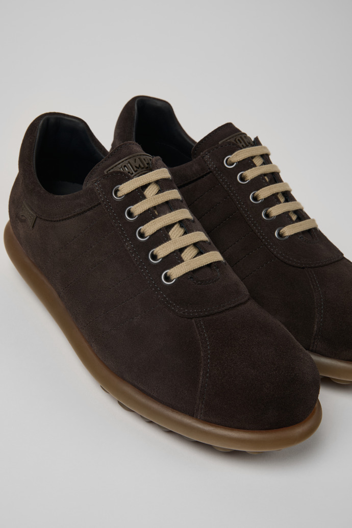 Camper Pelotas - Grauer Herrenschuh aus Nubukleder