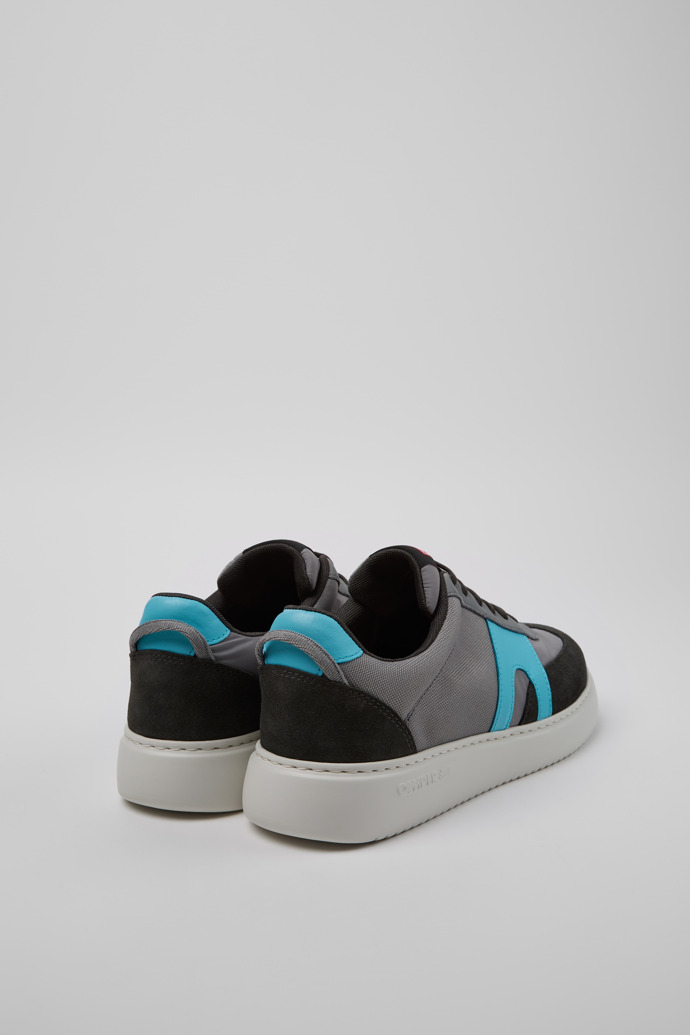 Camper Runner K21 Sorona® - Mehrfarbiger Herrensneaker aus Recycling-PET und Nubukleder.
