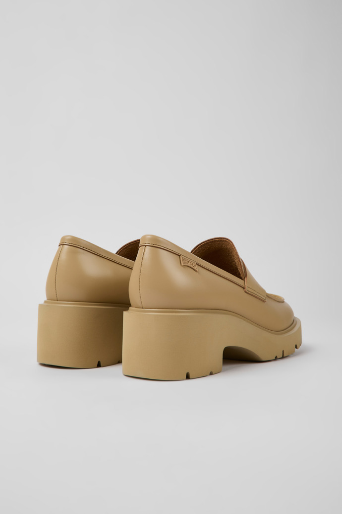 Camper Milah - Beiger Lederloafer für Damen