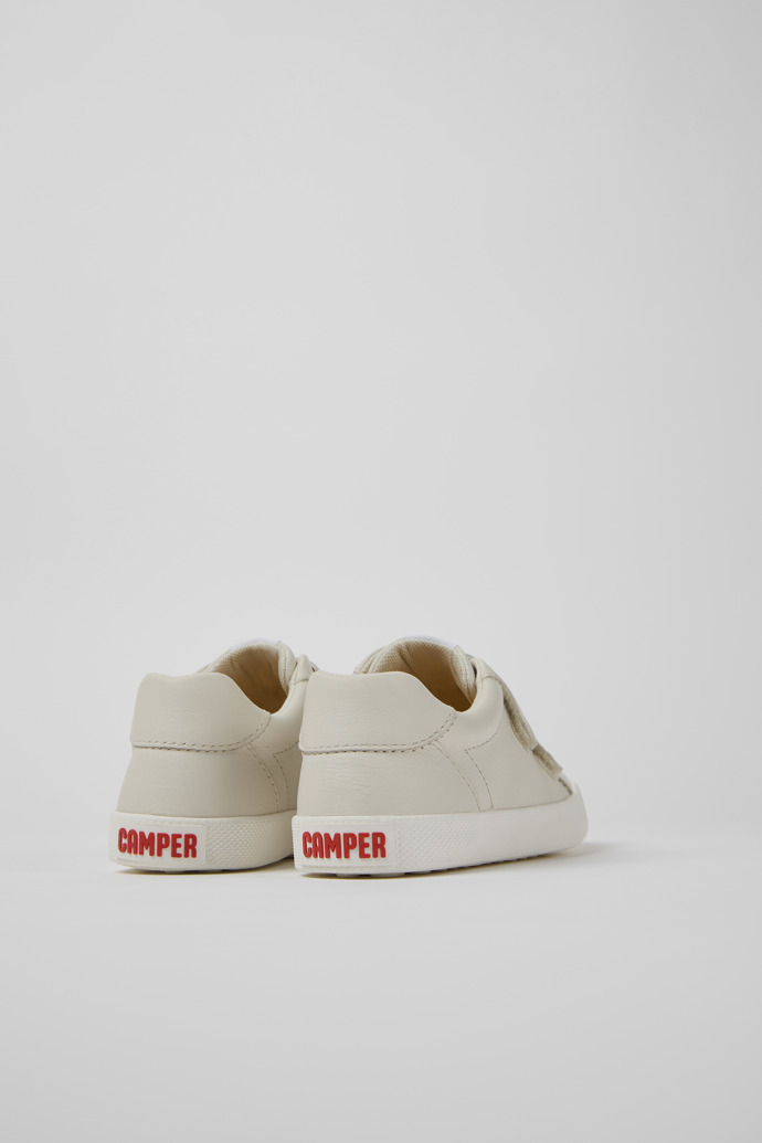 Camper Pursuit - Weißer Kinderschuh aus Leder
