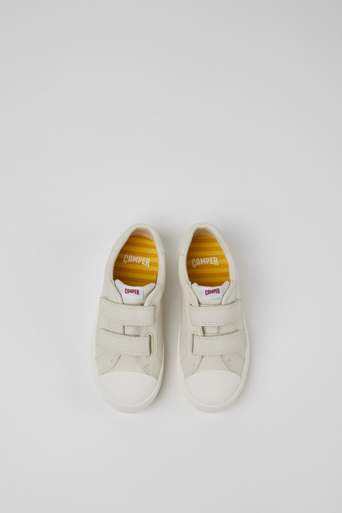 Camper Pursuit - Weißer Kinderschuh aus Leder