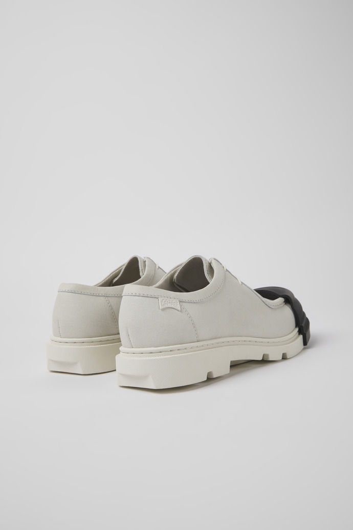 Camper Junction - Weißer Damenschuh aus ungefärbtem Leder