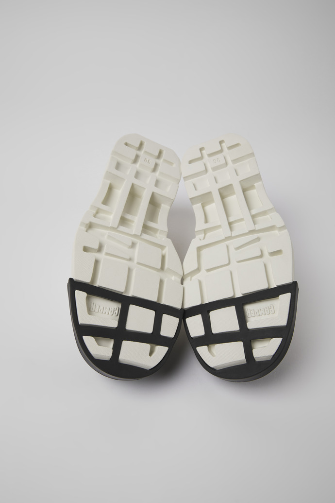 Camper Junction - Weißer Damenschuh aus ungefärbtem Leder