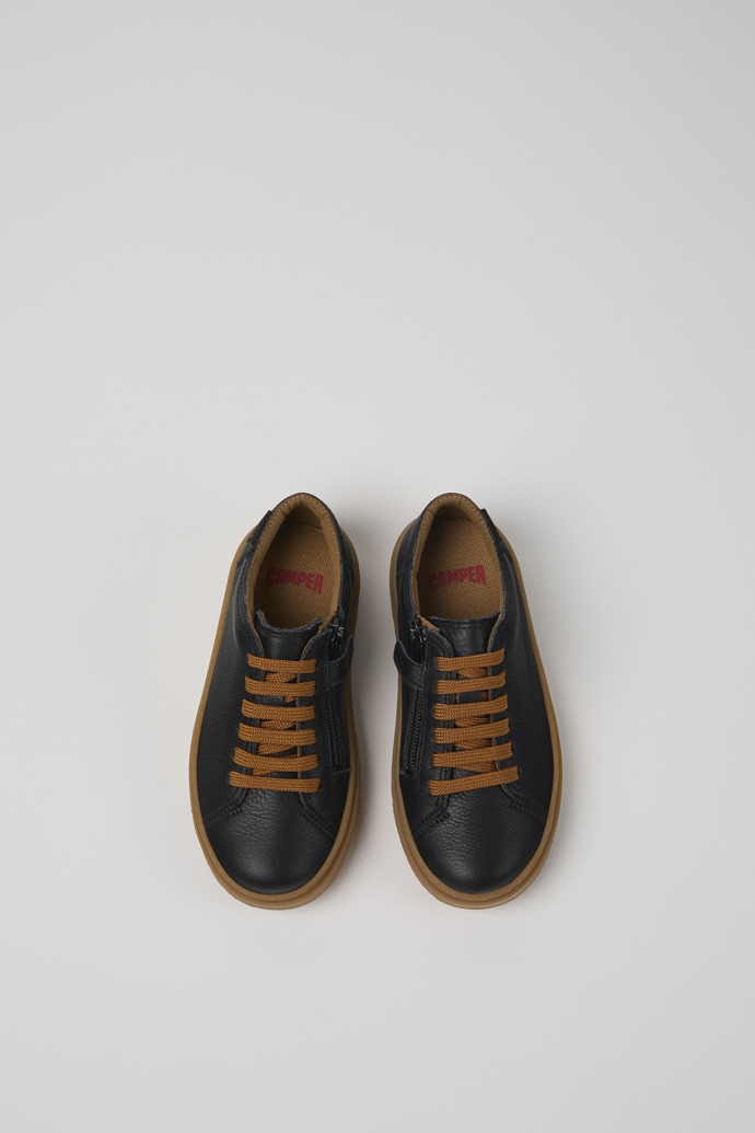 Camper Kiddo - Schwarzer Kinderschuh aus Leder