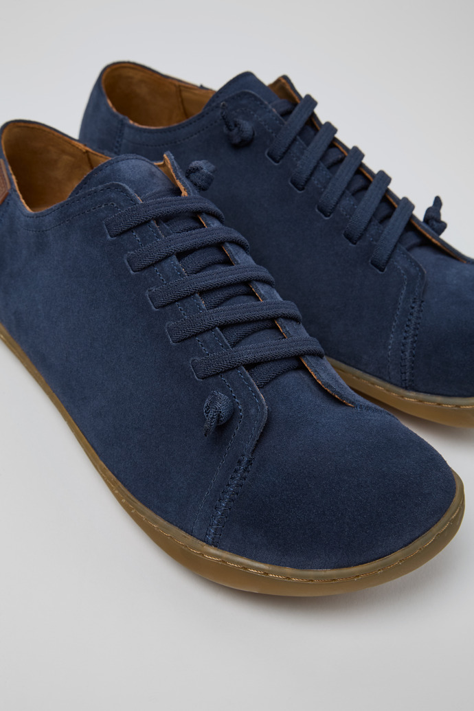 Camper Peu - Blauer Herrenschuh aus Nubukleder