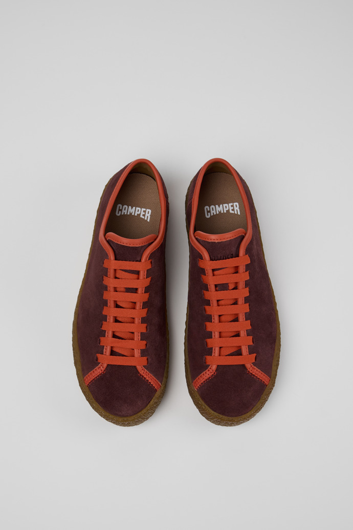 Camper Peu Terreno - Mehrfarbige Nubuk- und Lederschuhe für Damen.