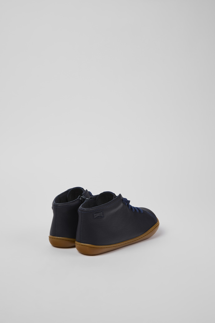Camper Peu - Blaue Lederstiefeletten für Kinder.