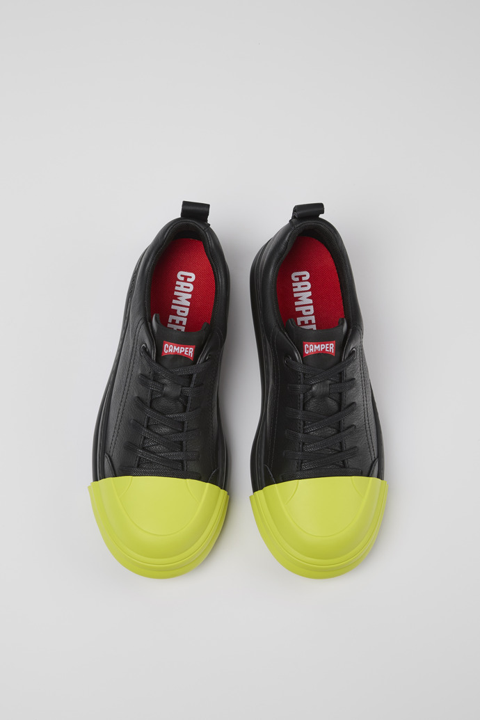 Camper Junction Runner - Schwarzer Damensneaker aus Leder