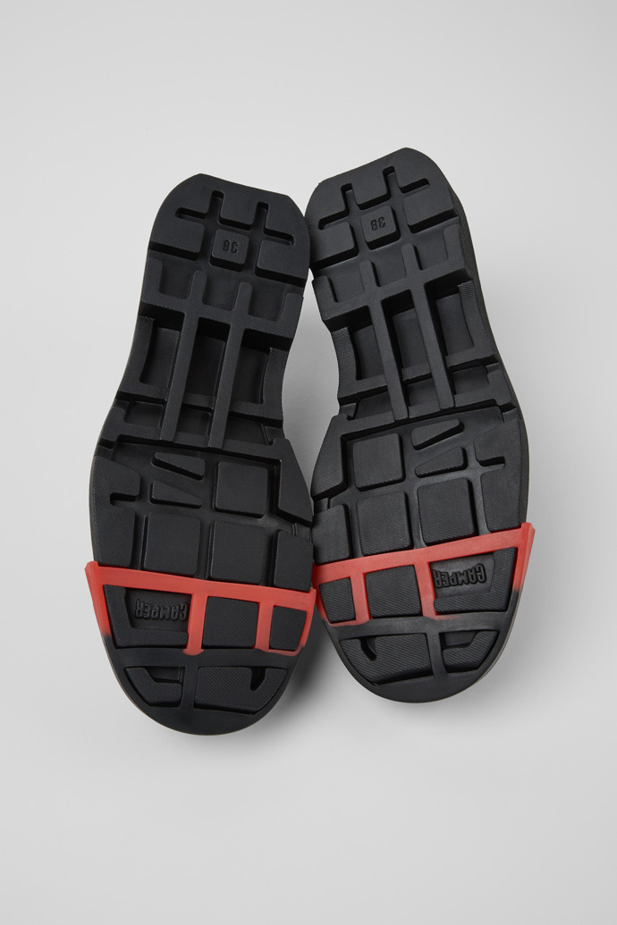 Camper Junction - Schwarzer Frauenschuh aus Leder.