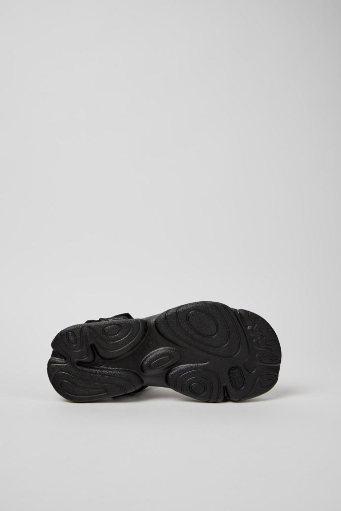 Camper Karst Sandal - Schwarzer Damensandalette aus recyceltem PET.
