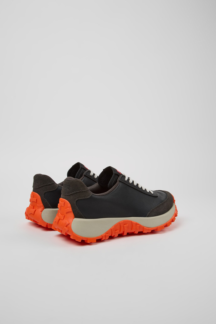 Camper Drift Trail VIBRAM - Schwarzer Damensneaker aus Leder und Nubukleder