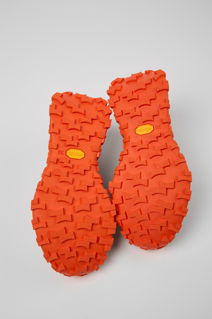 Camper Drift Trail VIBRAM - Schwarzer Damensneaker aus Leder und Nubukleder