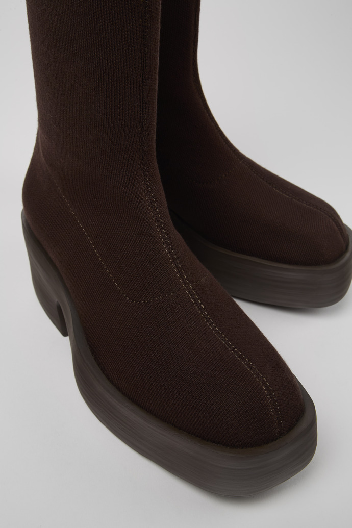 Camper Billie TENCEL® - Brauner Damenstiefel aus Textil