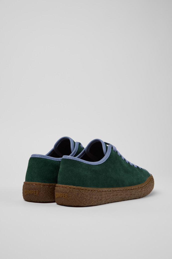 Camper Peu Terreno - Grüne Damenschuhe aus Nubukleder und Leder.