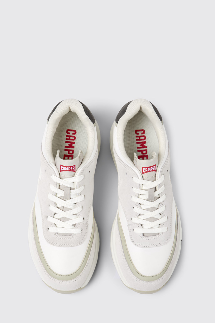 Camper Drift - Mehrfarbiger Herrensneaker aus Textil und Nubuk
