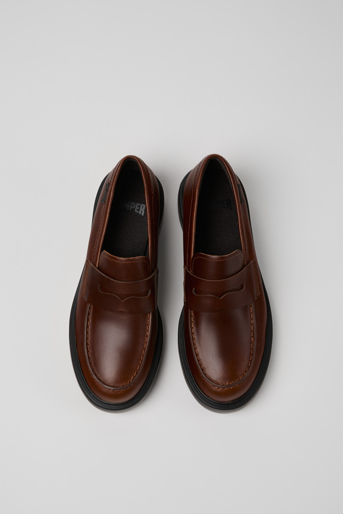 Camper Dean - Brauner Damenschuh aus Leder.