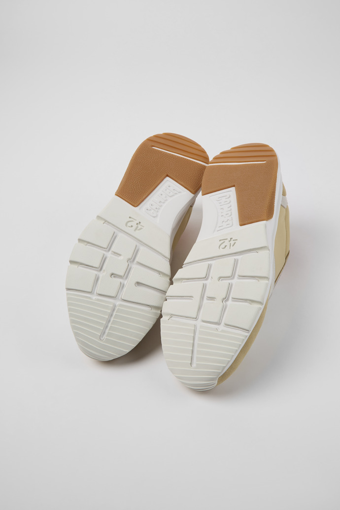 Camper Drift - Herrensneaker aus Nubukleder in Beige und Weiß