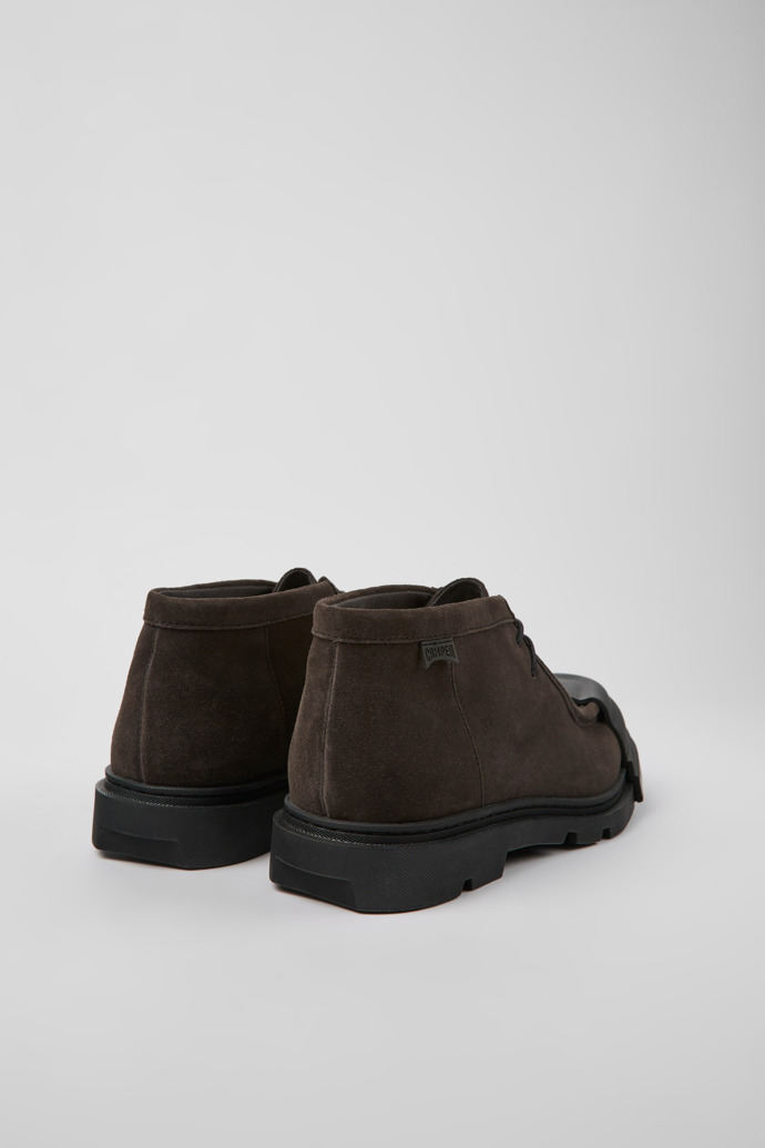 Camper Junction - Grauer Herrenschuh aus Nubukleder