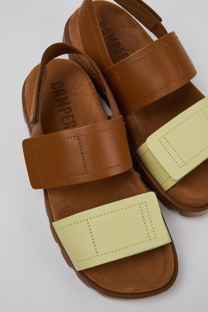 Camper Brutus Sandal - Mehrfarbige Ledersandalen für Damen.