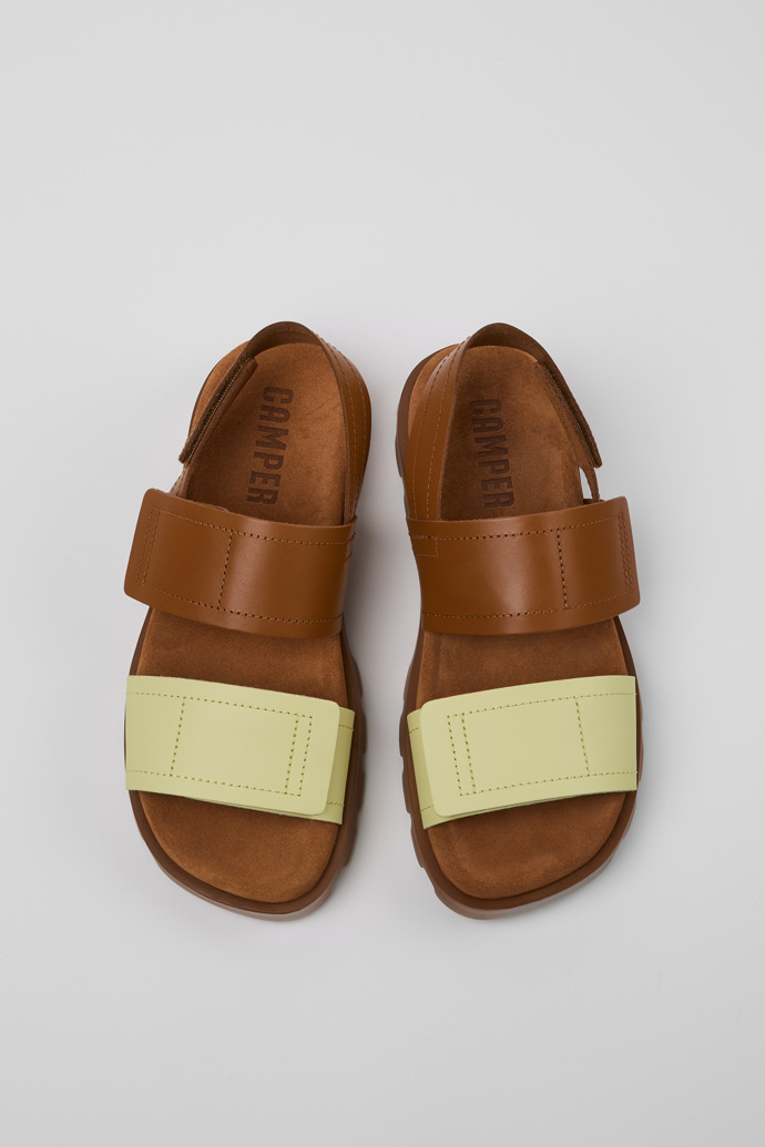 Camper Brutus Sandal - Mehrfarbige Ledersandalen für Damen.