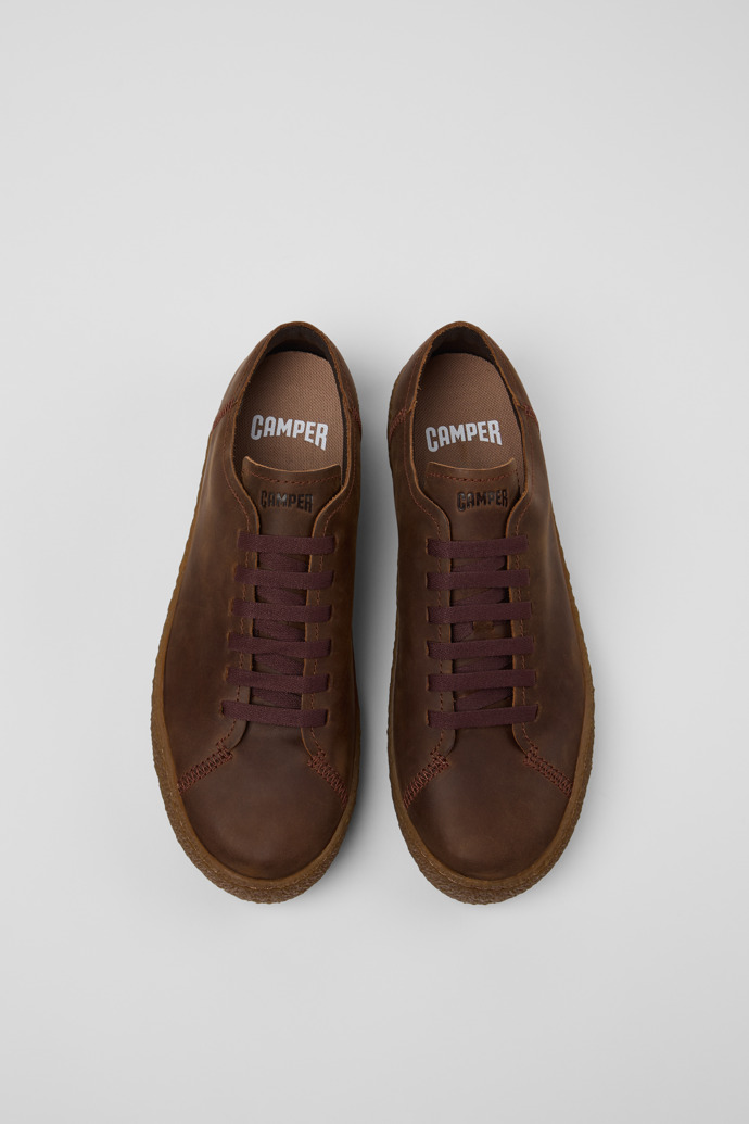 Camper Peu Terreno - Brauner Herrenschuh aus Nubukleder.