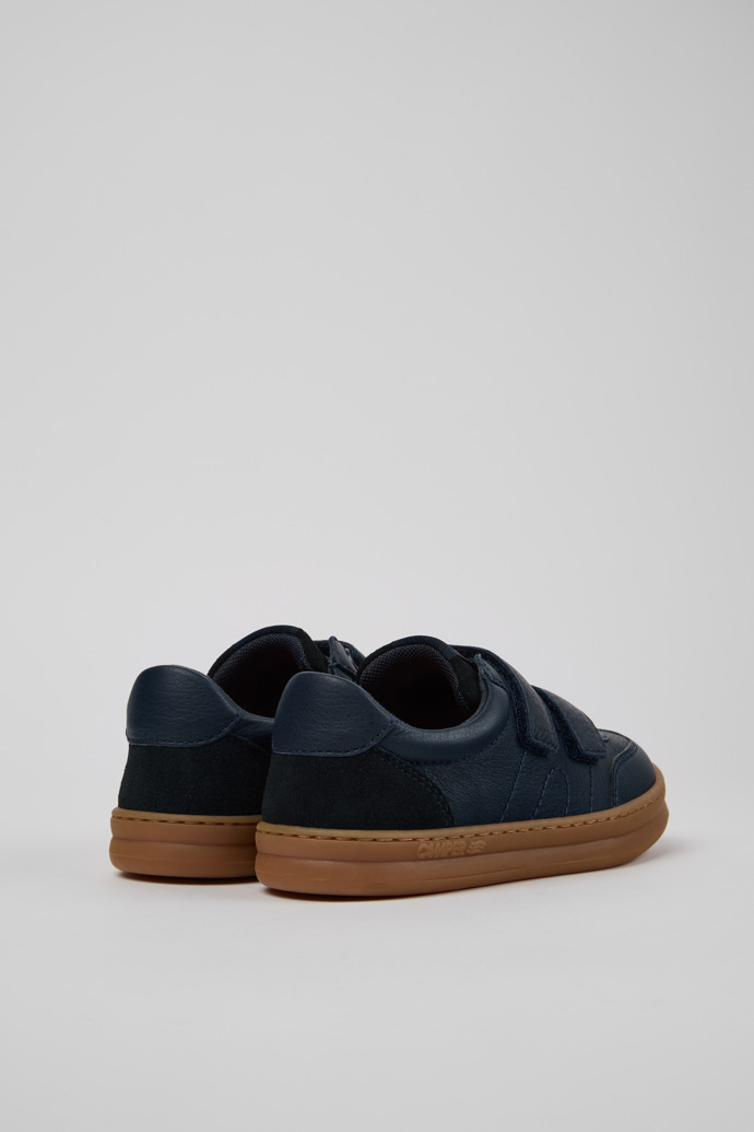 Camper Runner - Mehrfarbige Kindersneaker aus Leder und Nubukleder.